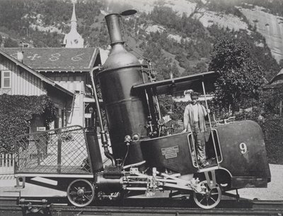 Eine alpine Dampflokomotive von Austrian Photographer